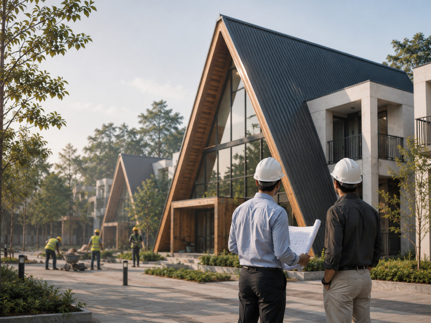 A-frame villas at Avenora